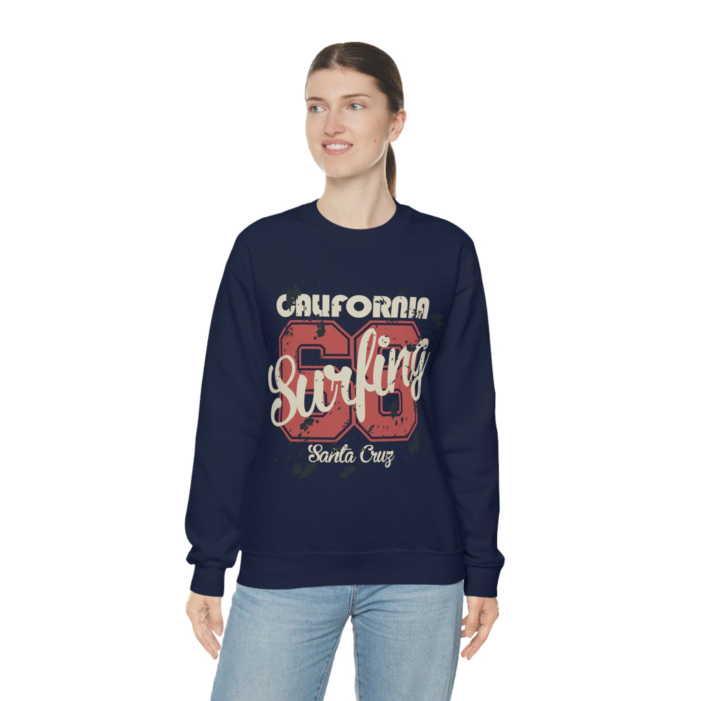 Santa Cruz Surfing Crewneck Sweatshirt