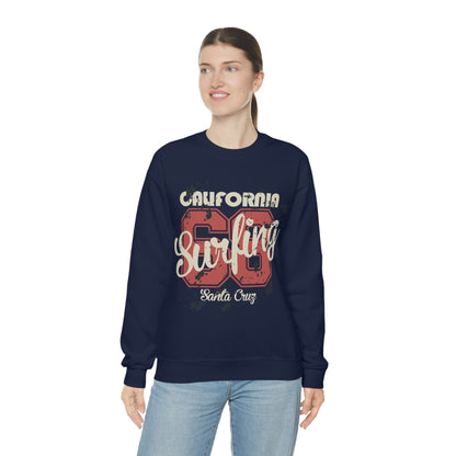 Santa Cruz Surfing Crewneck Sweatshirt