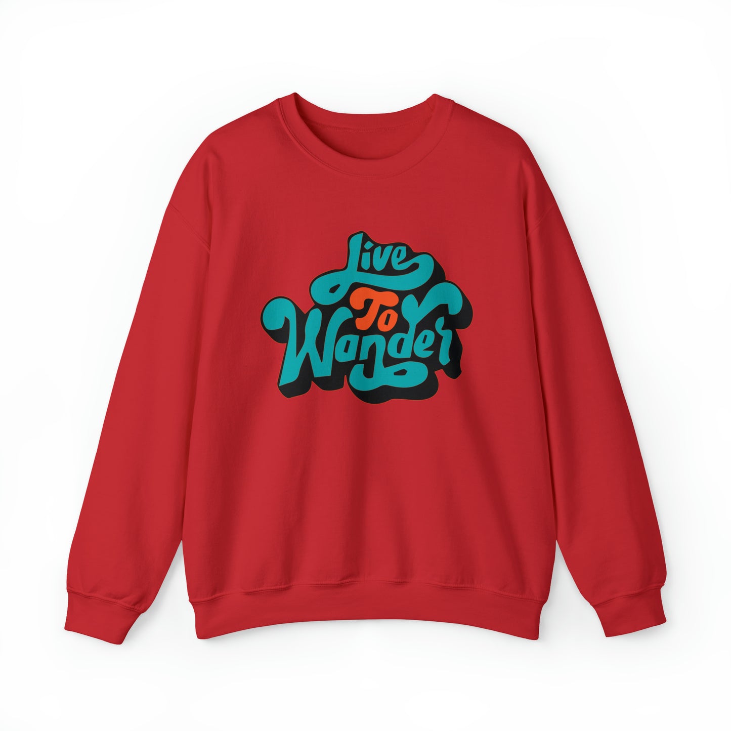 Live to wonder vintage Crewneck Sweatshirt