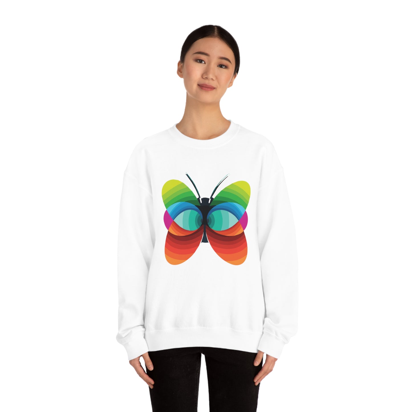 Butterfly beautiful & colorful Crewneck Sweatshirt