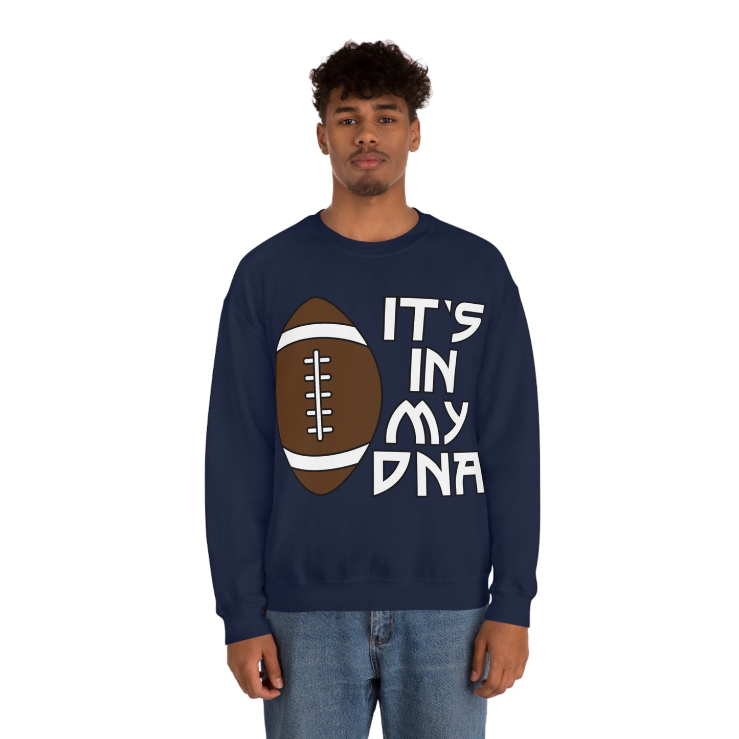 Football is in my DNA Crewneck Sweatshirt