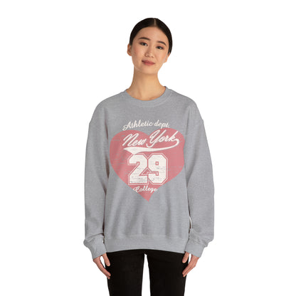 Love for NY College Crewneck Sweatshirt