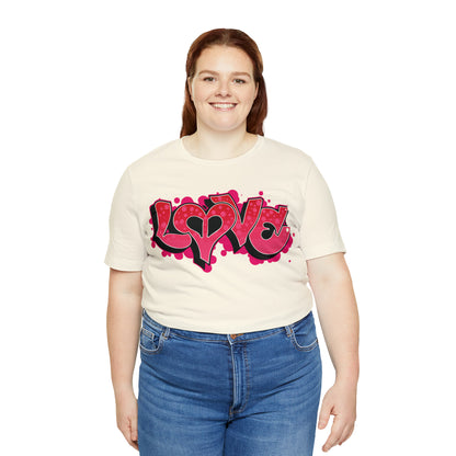 Peace and Love graffiti T-Shirt