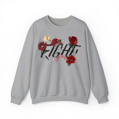 Fight Like A Girl Crewneck Sweatshirt