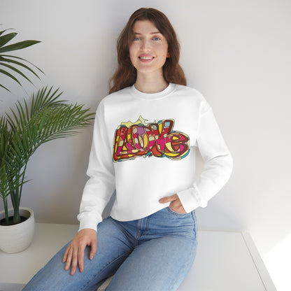 Love in graffiti Crewneck Sweatshirt