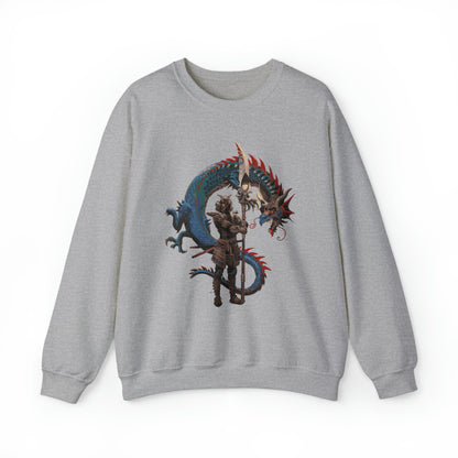 Colorful dragon guardian Crewneck Sweatshirt