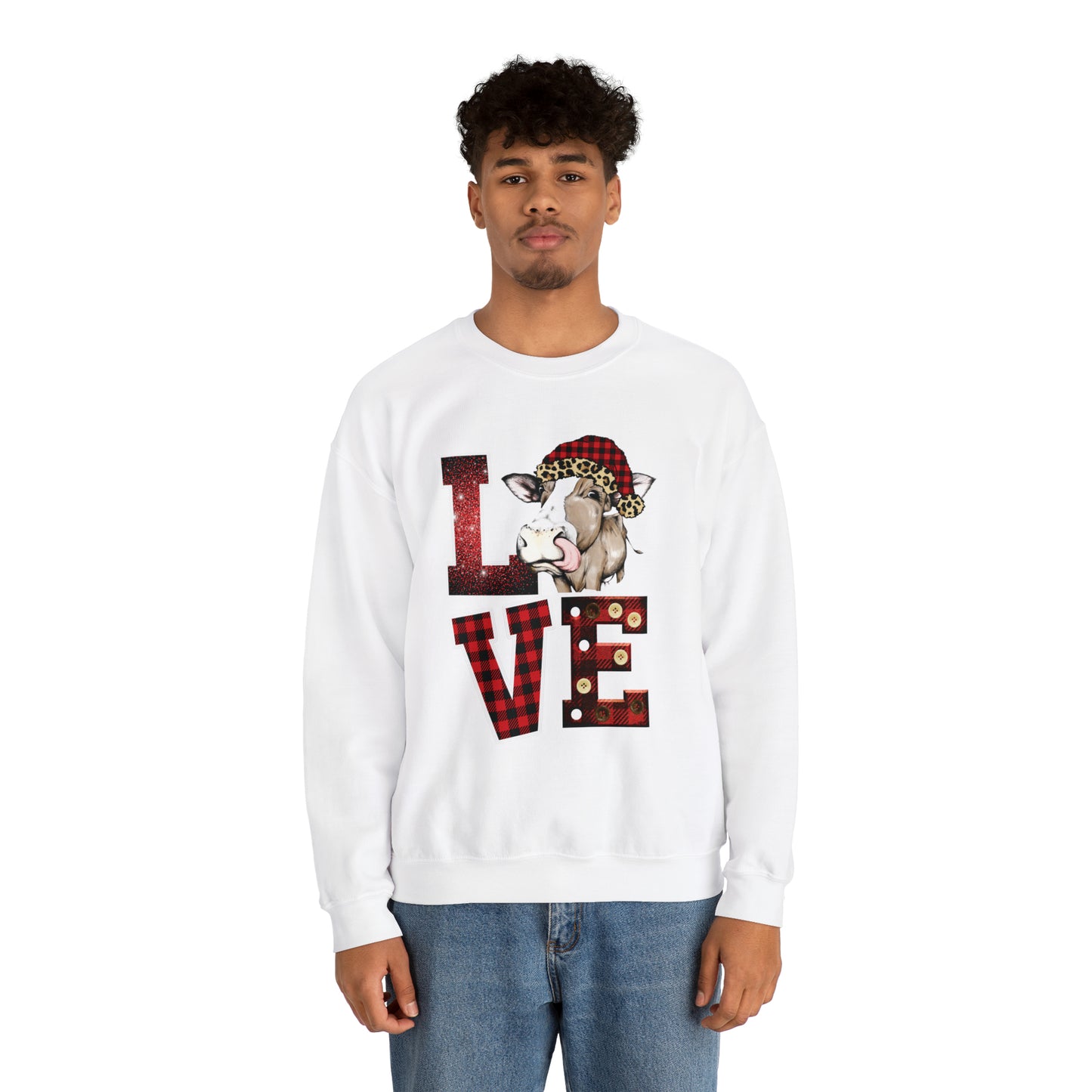 Cow love Crewneck Sweatshirt