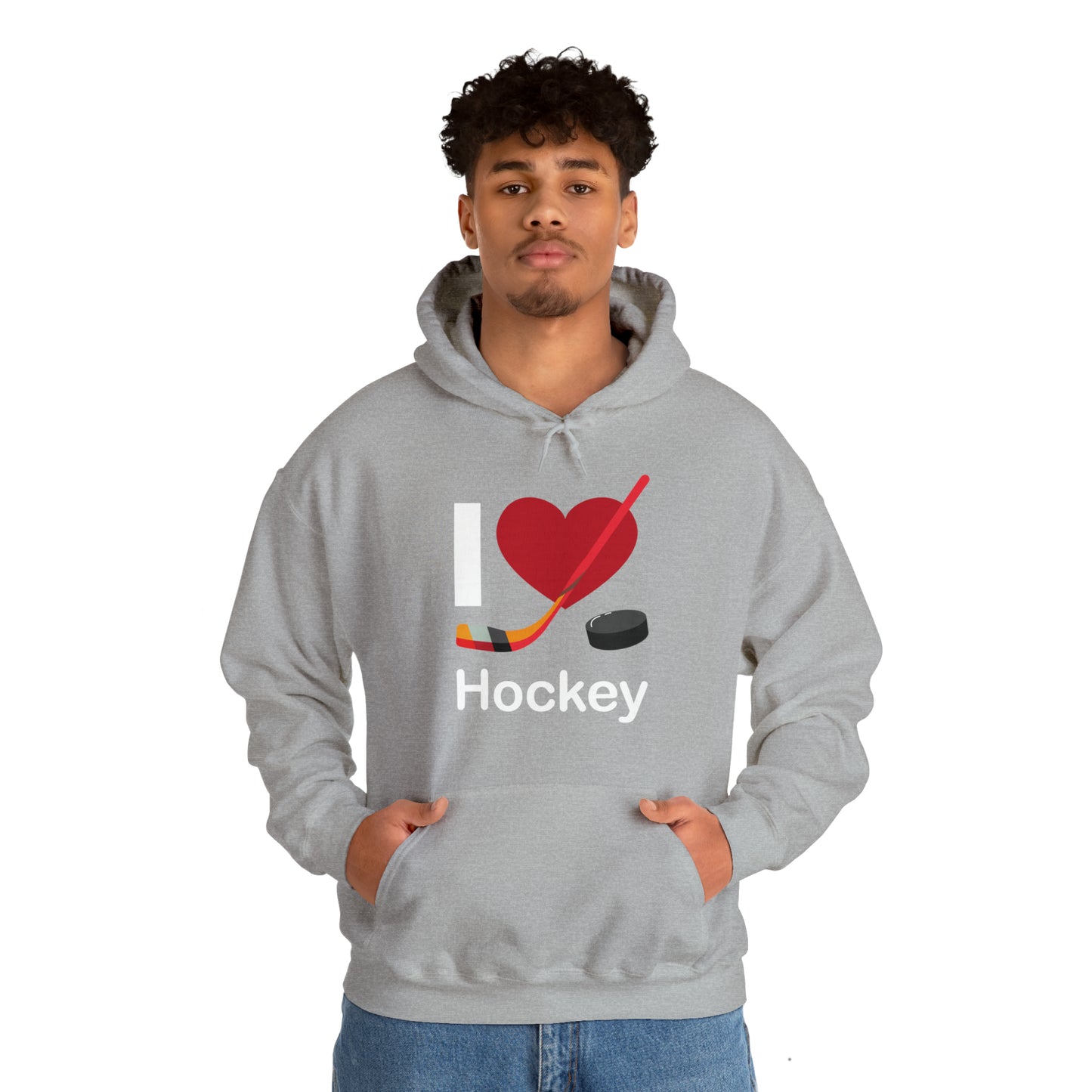 I love hockey Hoodie