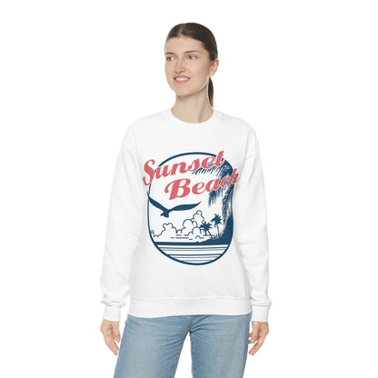 Sunset Beach Crewneck Sweatshirt