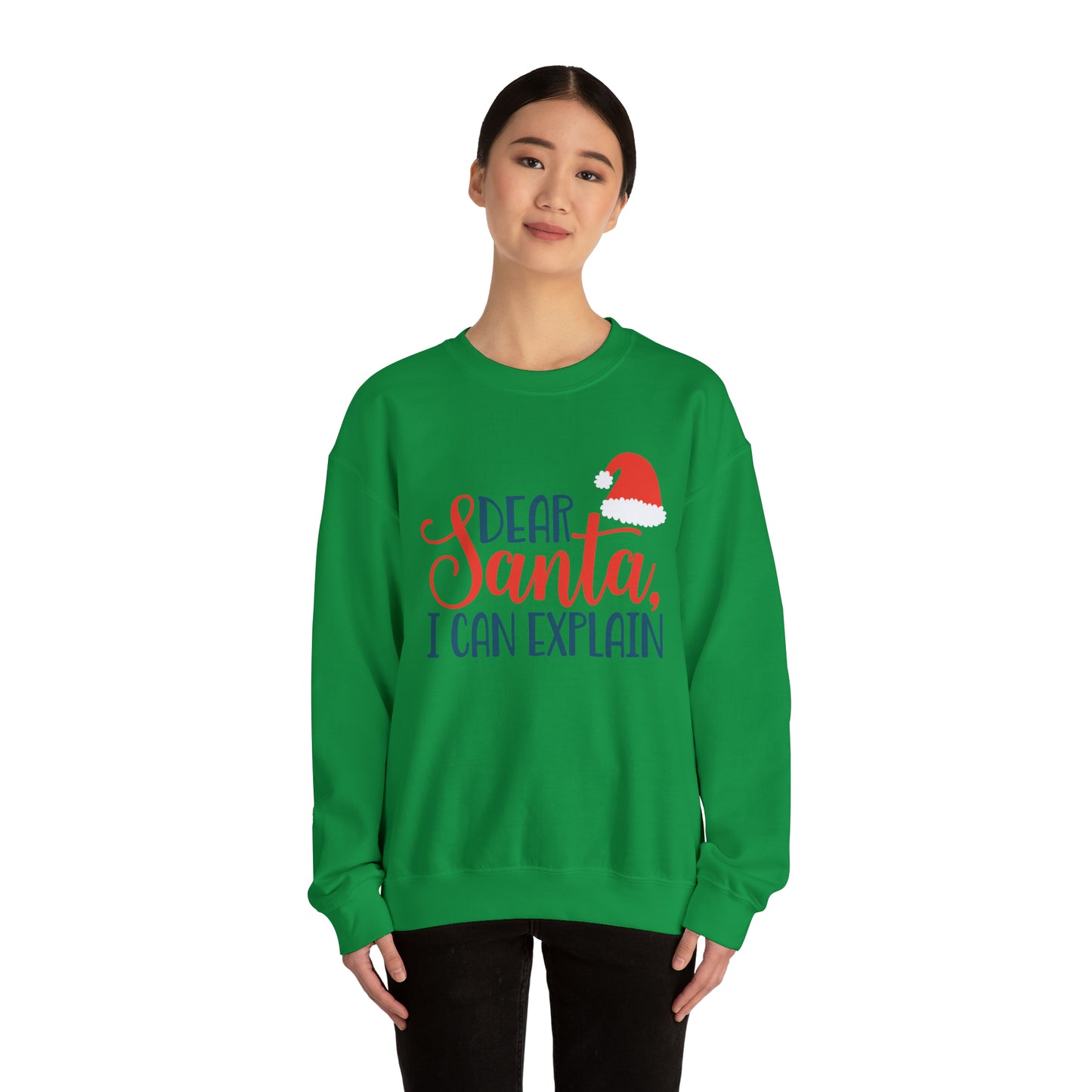 Dear Santa I Can explain Christmas Crewneck Sweatshirt