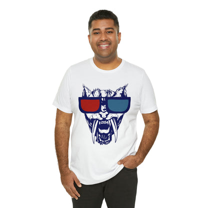 3D Glasses Tiger T-Shirt