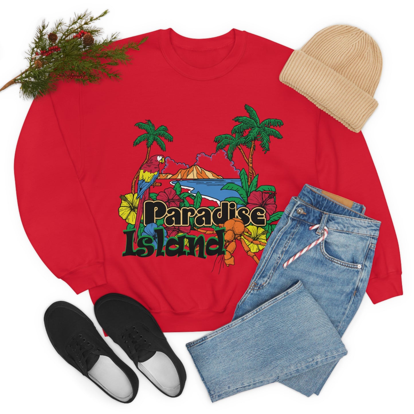 Paradise Island Crewneck Sweatshirt