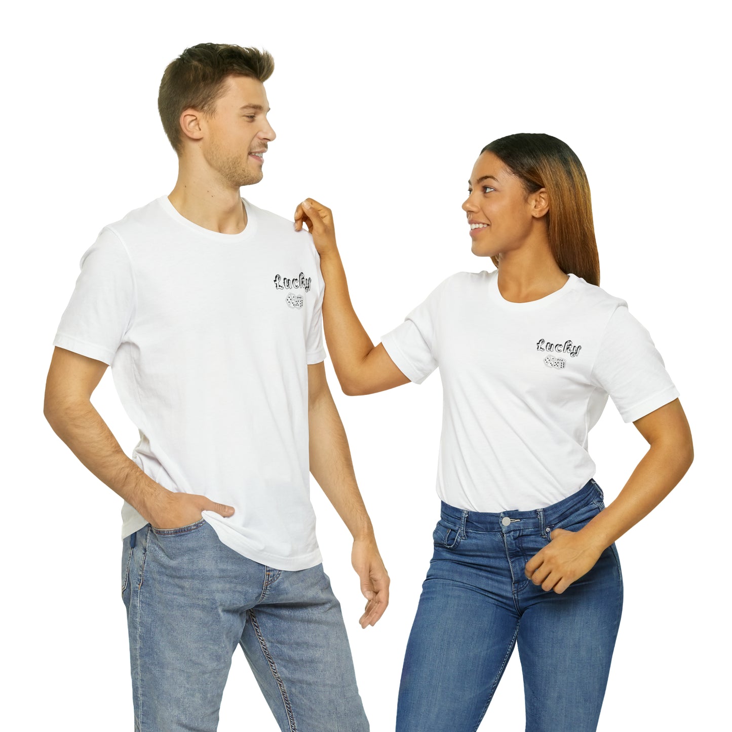 Lucky Front and back T-Shirt