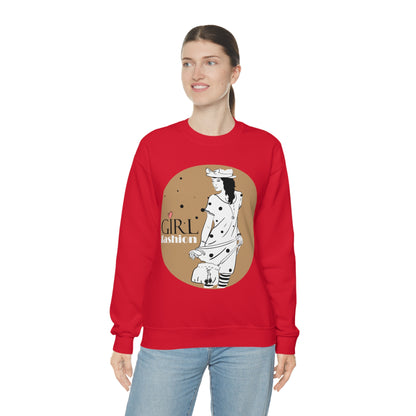 Polka dot Girl fashion Crewneck Sweatshirt