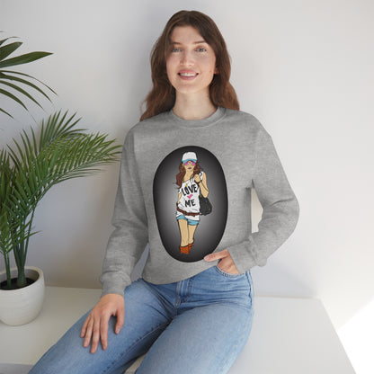 Love Me Lady Crewneck Sweatshirt