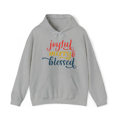 Joyful-Merry-blessed Christmas Hoodie