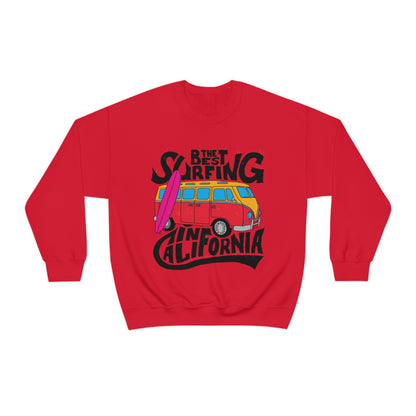 Best Surfing in California Crewneck Sweatshirt