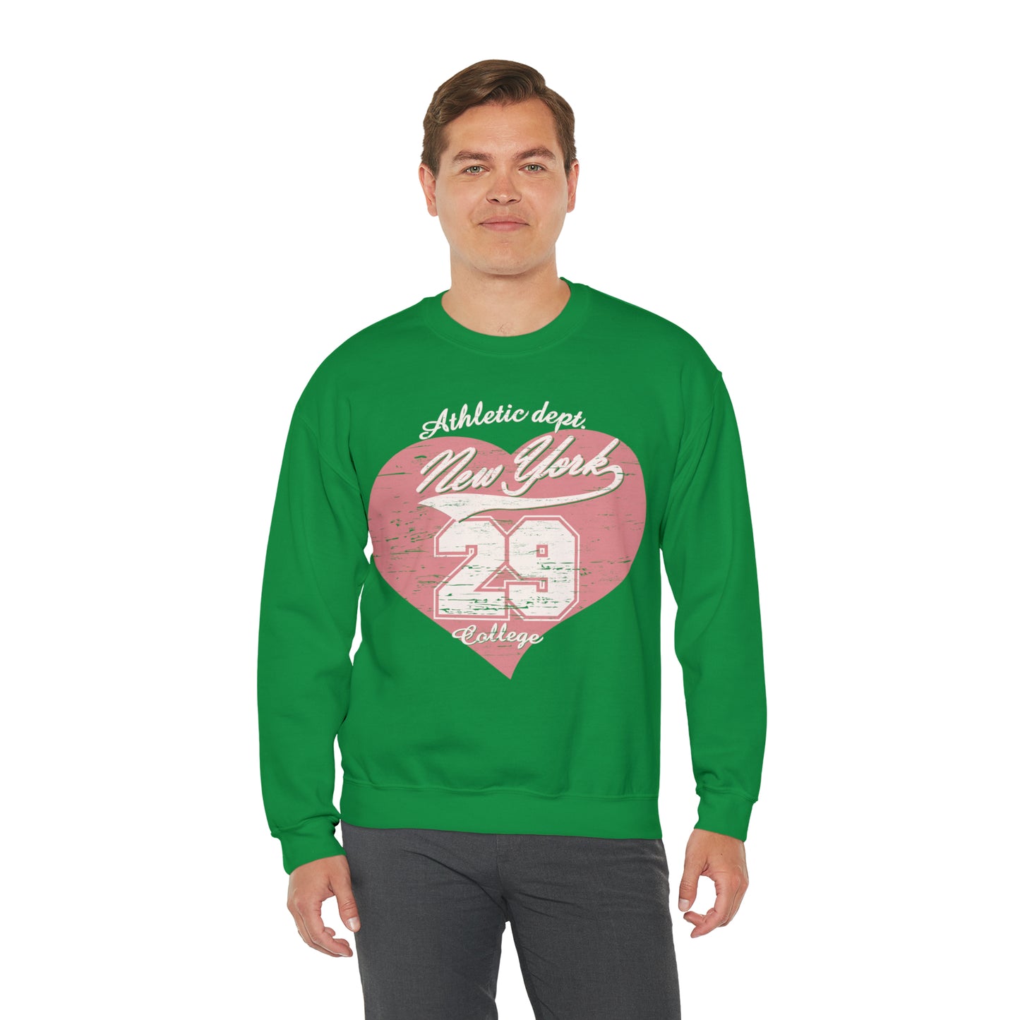 Love for NY College Crewneck Sweatshirt