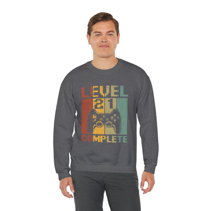 level 21 complete Crewneck Sweatshirt