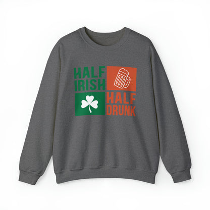 Half Irish half drunk Crewneck Sweatshirt