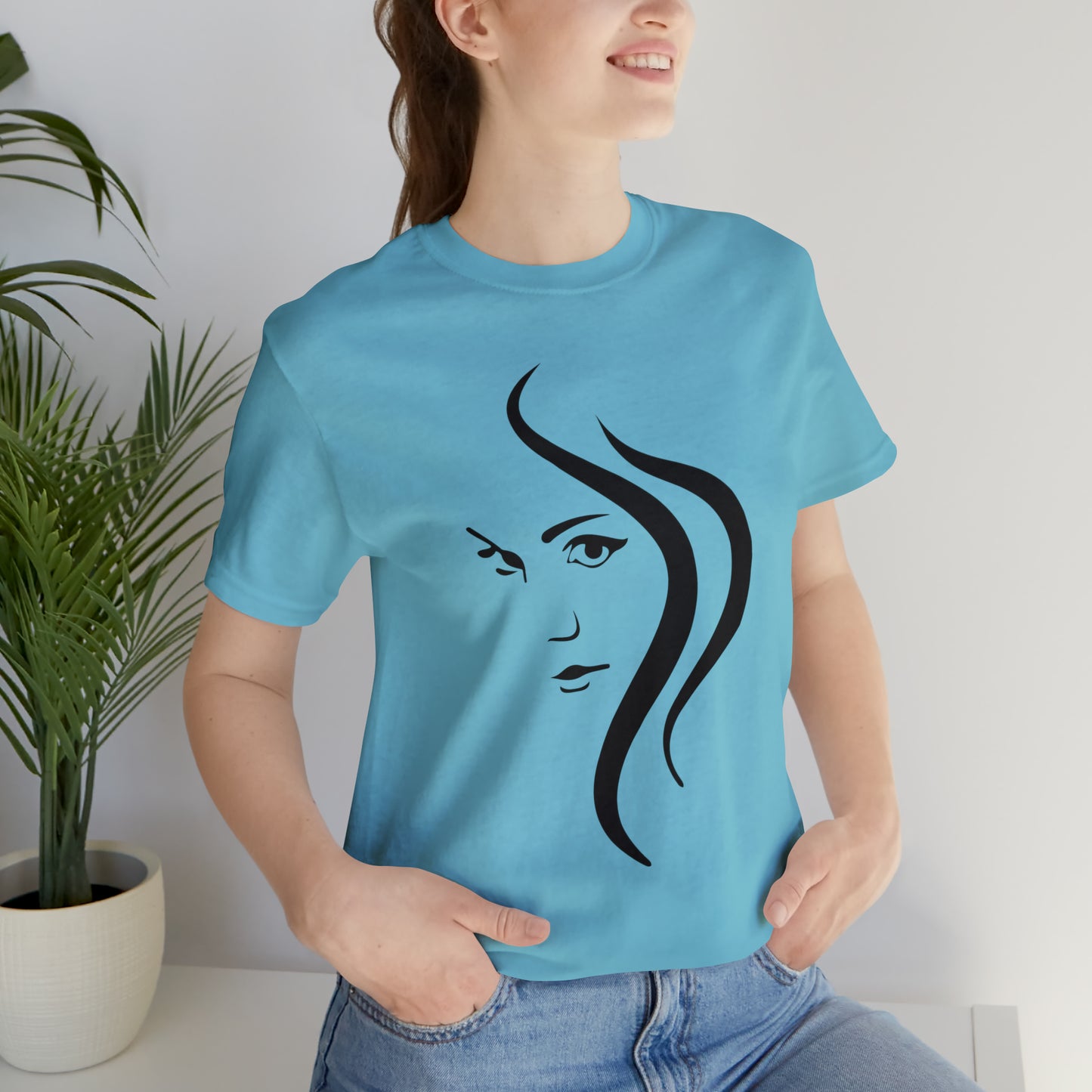 Beautiful face sexy eyes T-Shirt