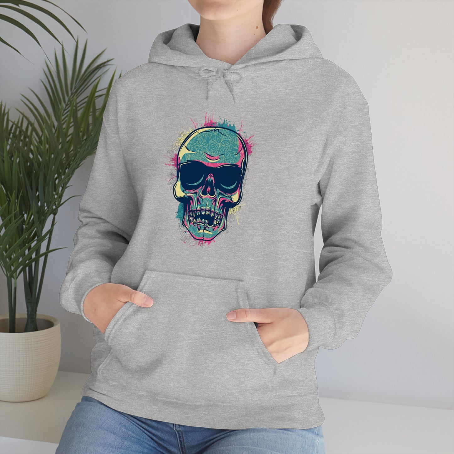 South Beach Skull Hoodie