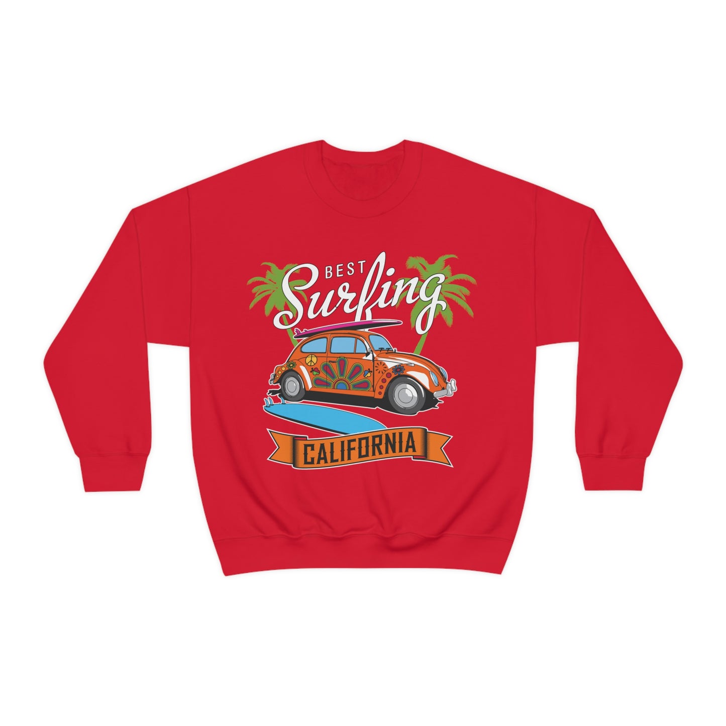 Best Surfing California Buggy Crewneck Sweatshirt