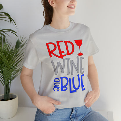 Red Wine Blue T-Shirt