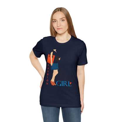 Fashion girl with a bag T-Shirt