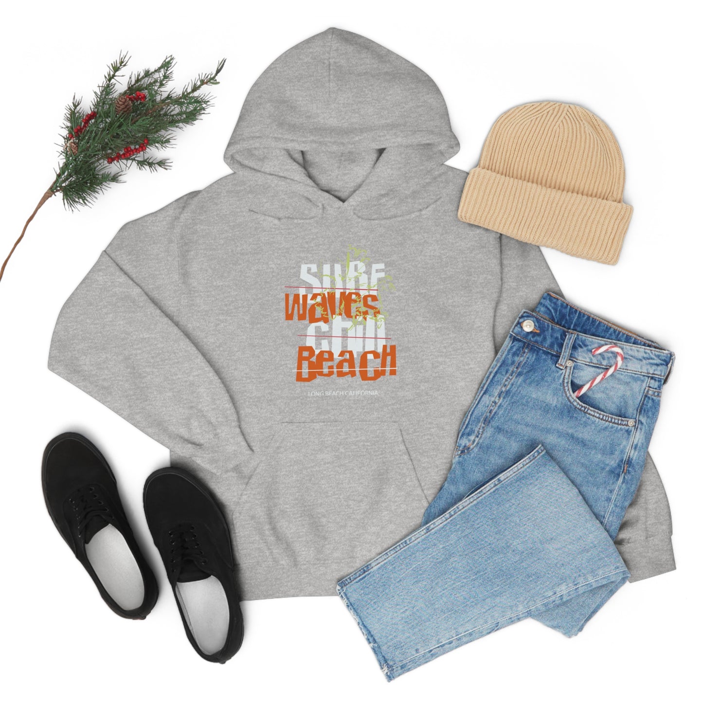 Surf Waves Chill Beach Hoodie