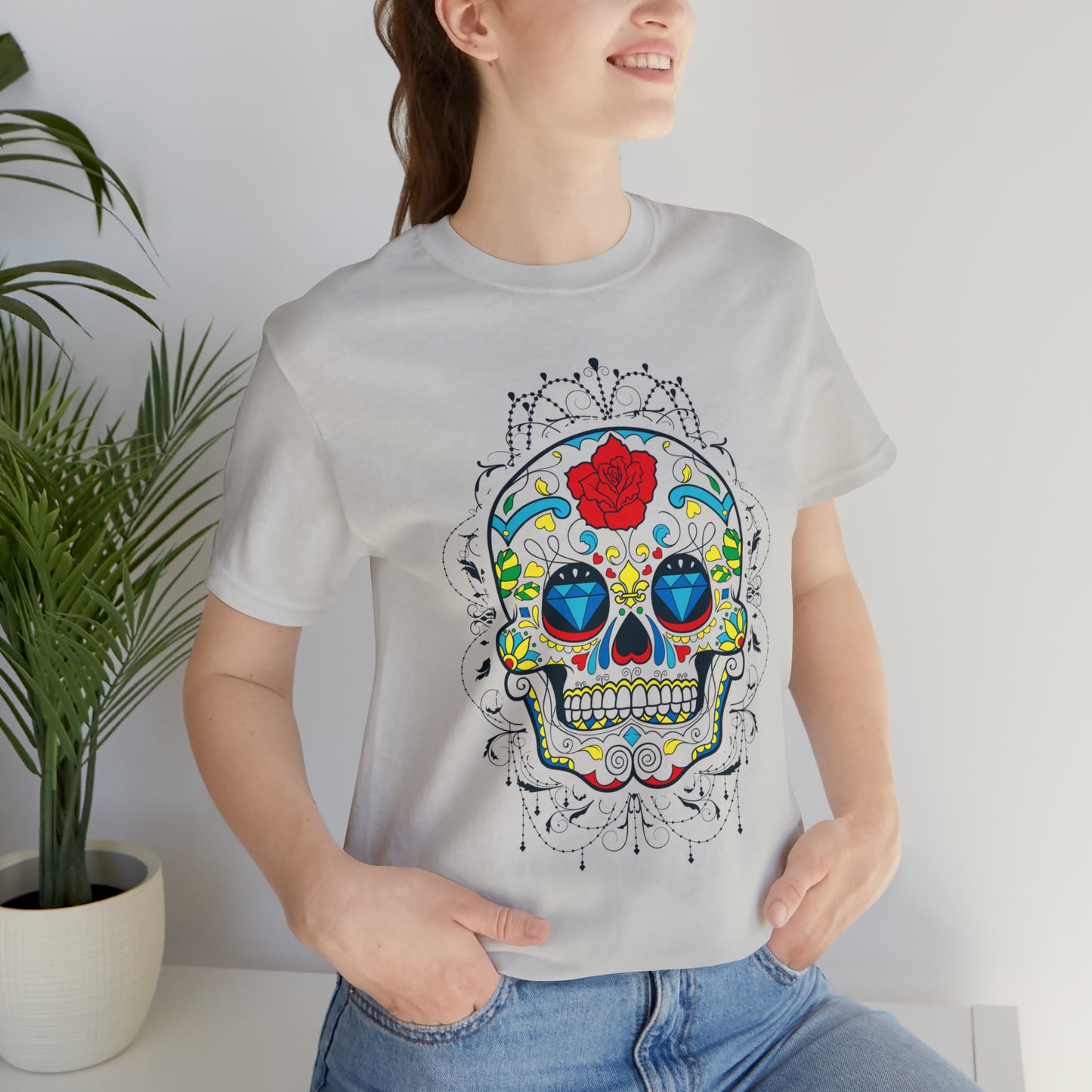 Day of the Dead Diamond Eyes T-Shirt