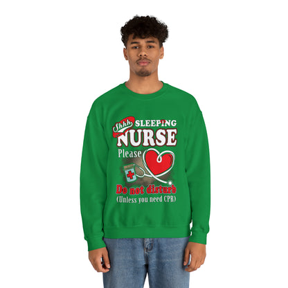 Sleeping nurse Crewneck Sweatshirt