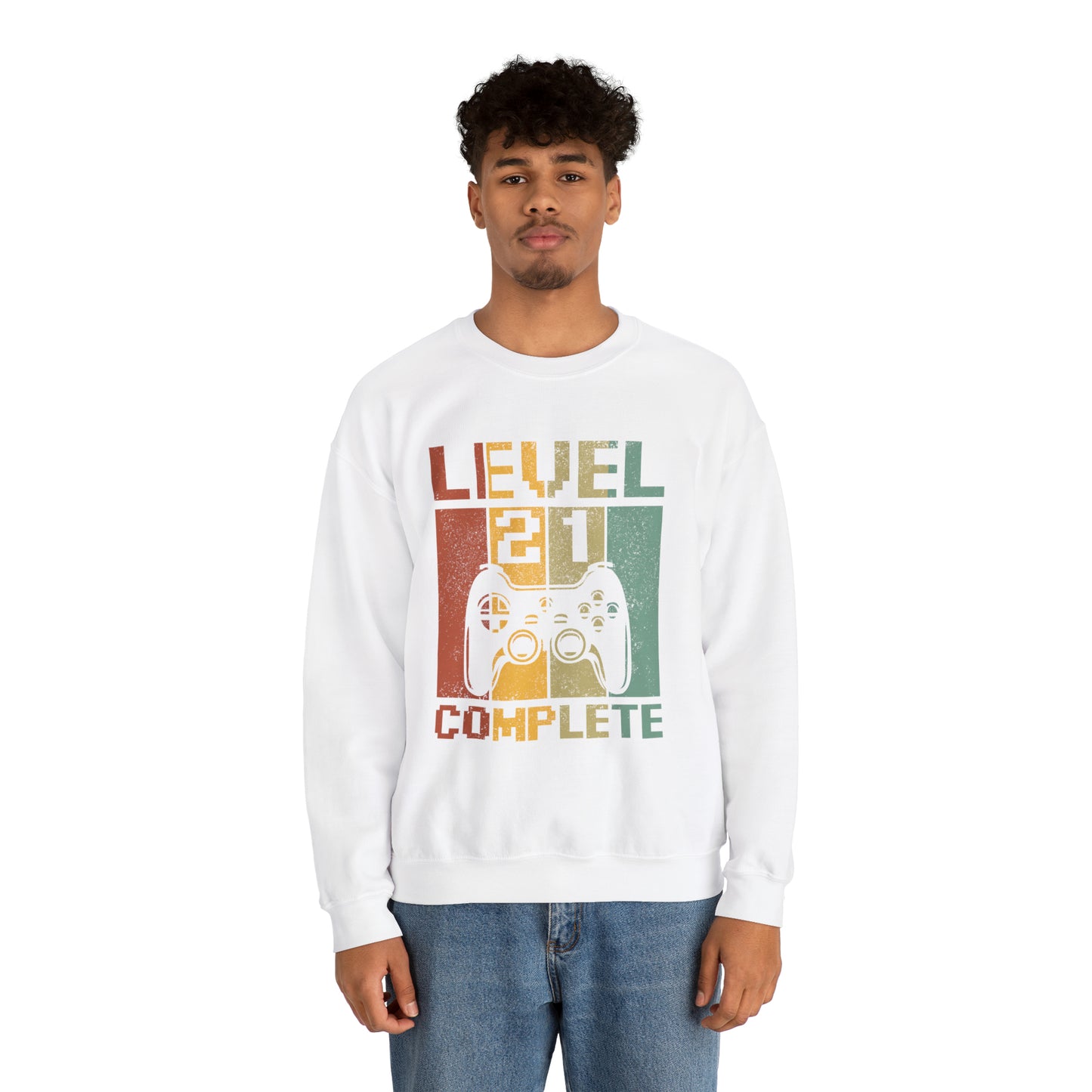 level 21 complete Crewneck Sweatshirt