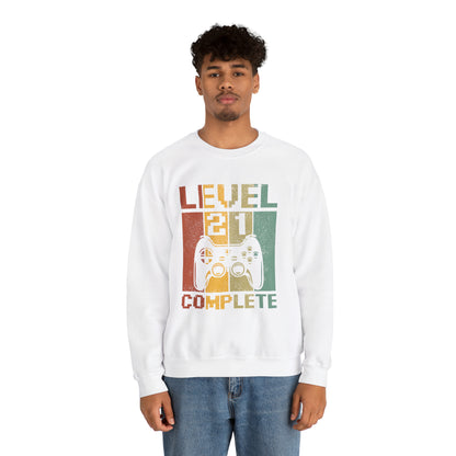 level 21 complete Crewneck Sweatshirt