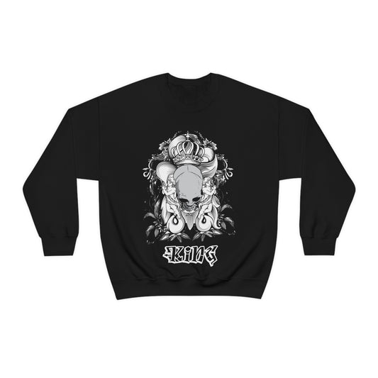 King Skully Crewneck Sweatshirt