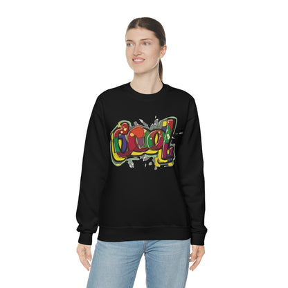 Colorful Cool graffiti Crewneck Sweatshirt