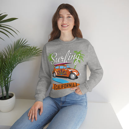 Best Surfing California Buggy Crewneck Sweatshirt