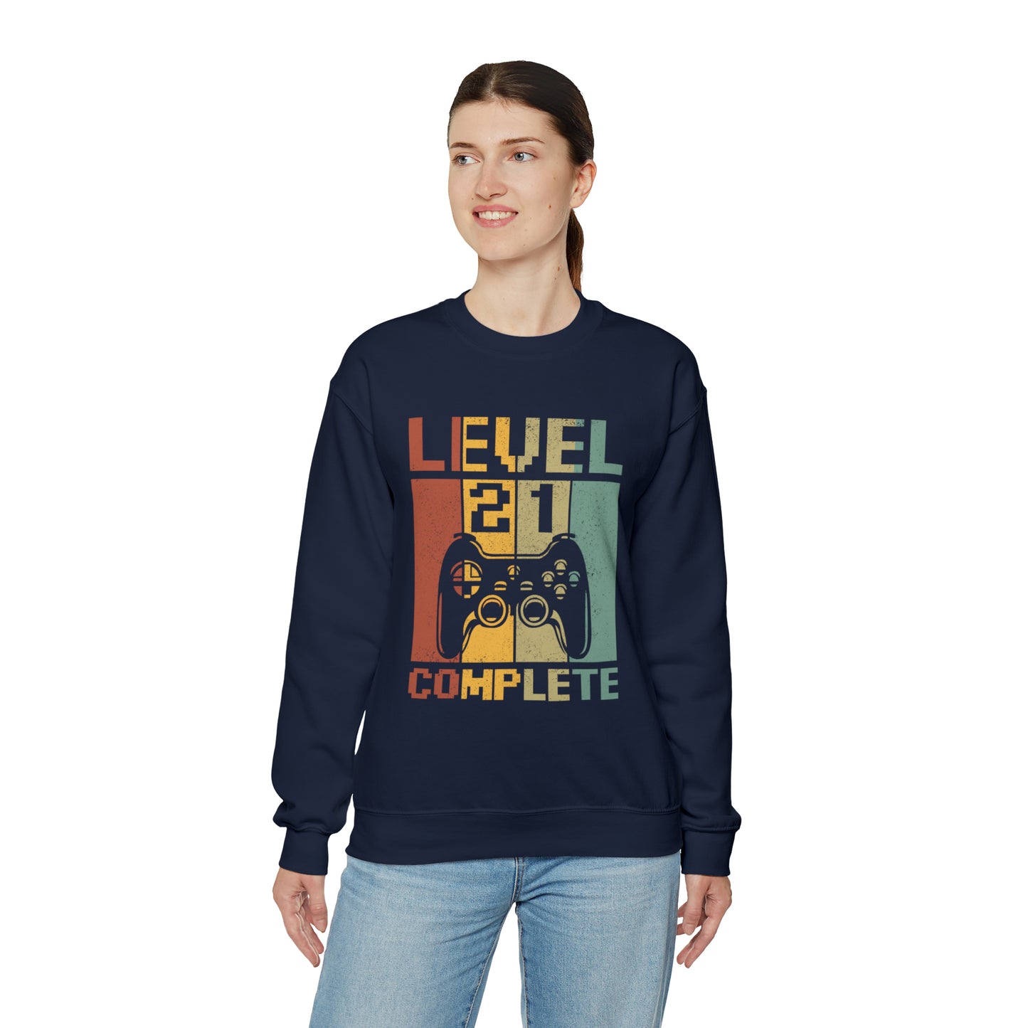 level 21 complete Crewneck Sweatshirt