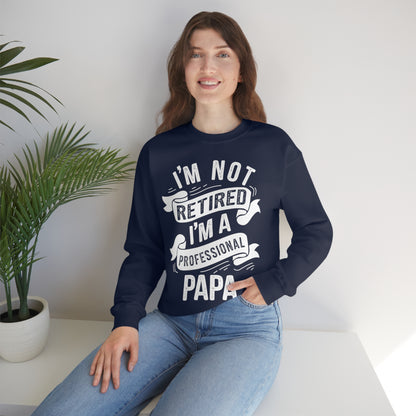 Professional Papa Crewneck Sweatshirt