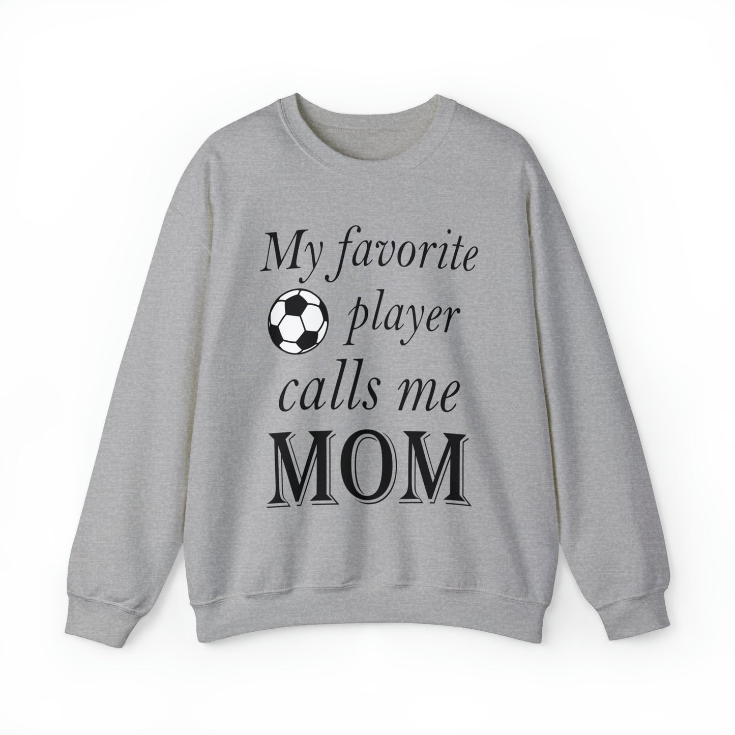 Mom Favorite Soccer player Crewneck Sweatshirt