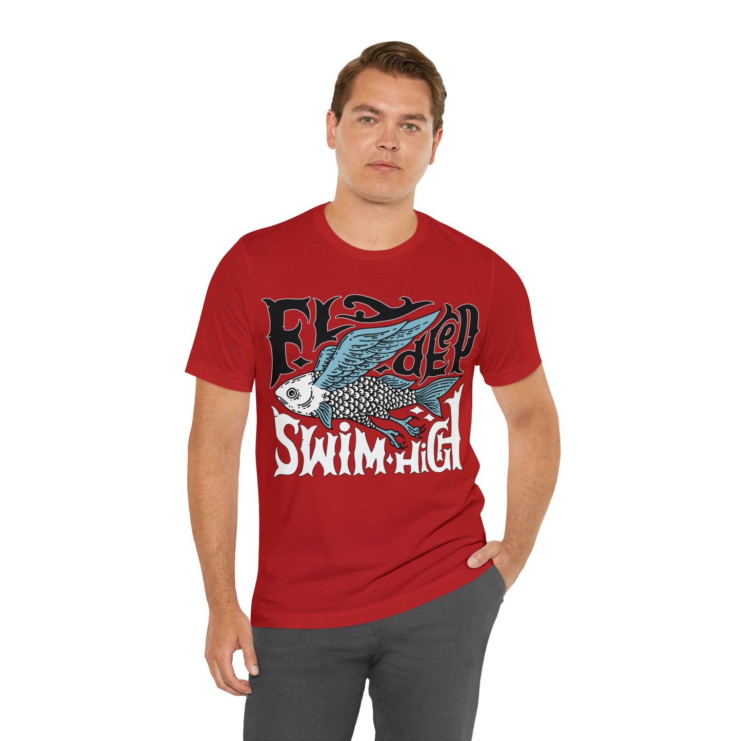 Fly deep swim high T-Shirt