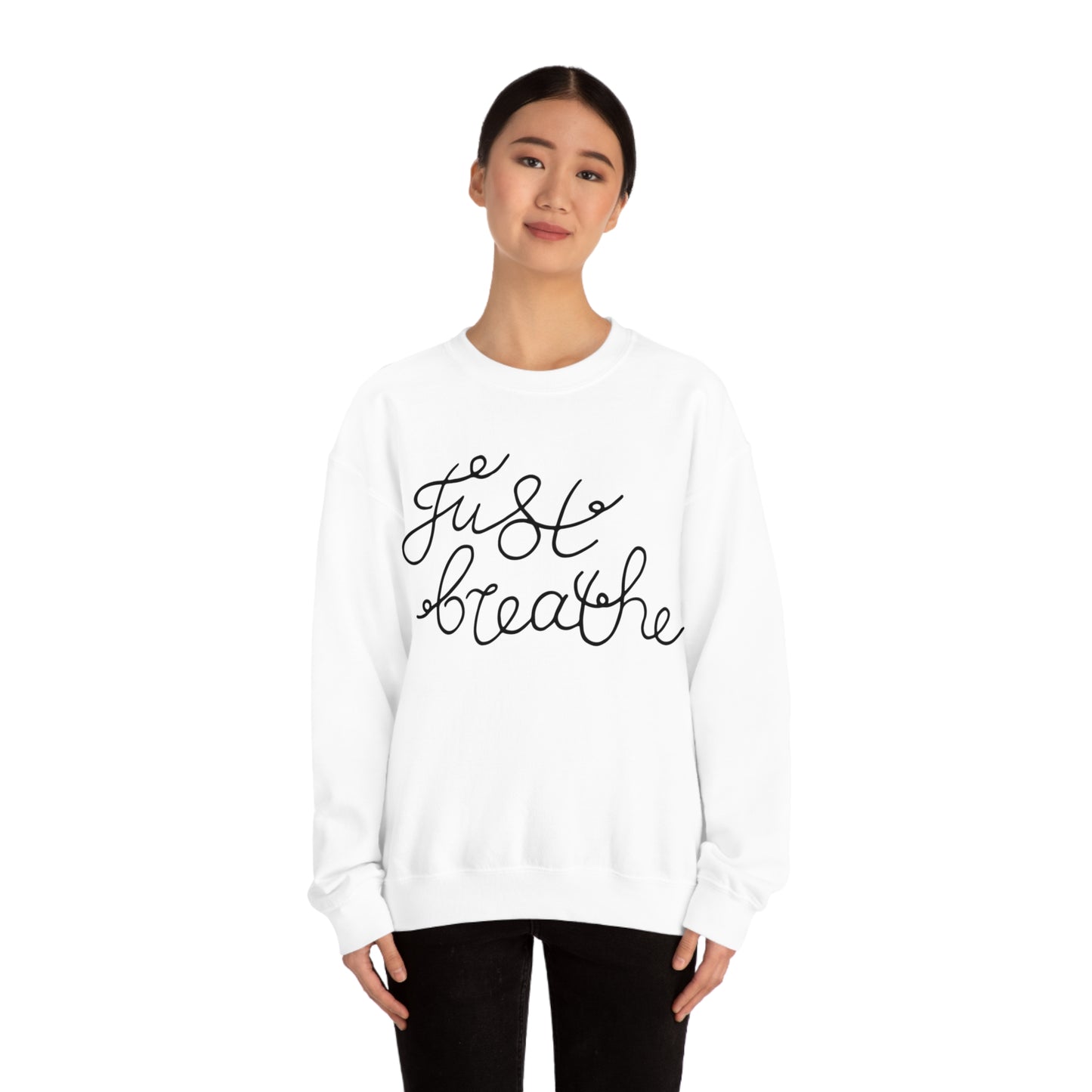 Just Breathe Crewneck Sweatshirt