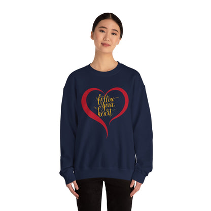 Follow your heart Crewneck Sweatshirt