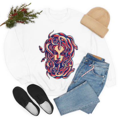 3D Medusa Crewneck Sweatshirt