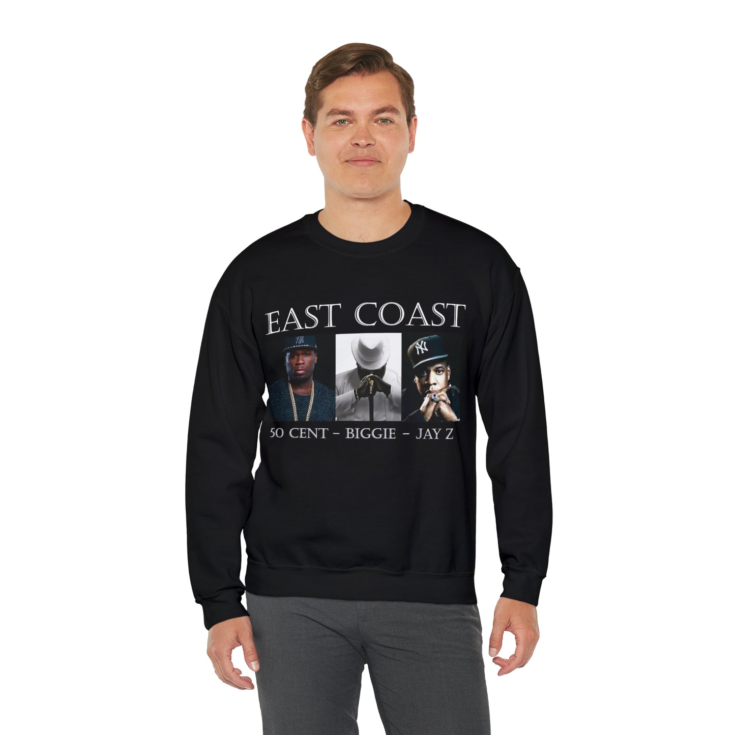 East Coast rappers Crewneck Sweatshirt