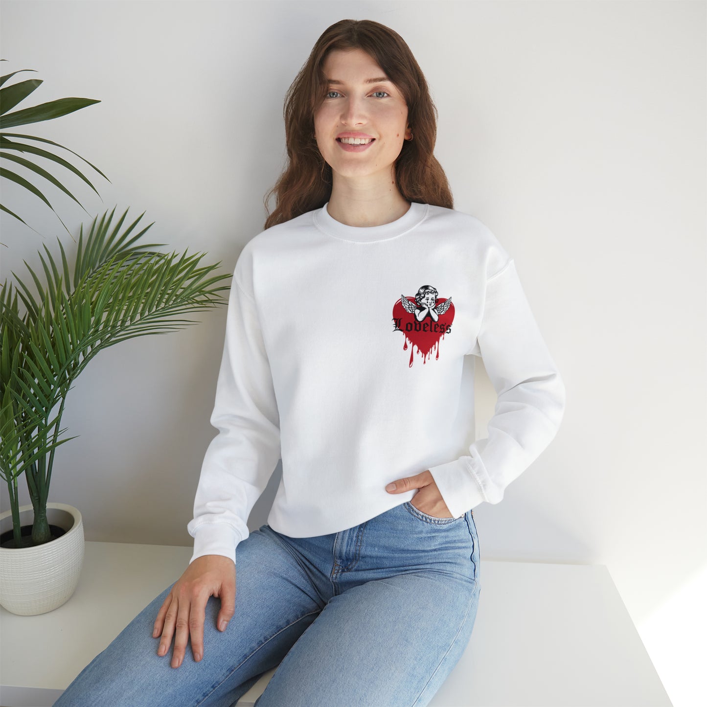 Loveless crying angel Crewneck Sweatshirt