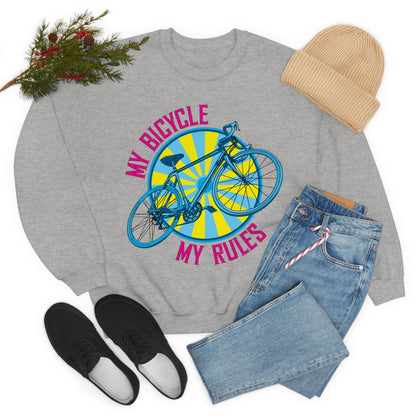 My bicycle_My rules Crewneck Sweatshirt