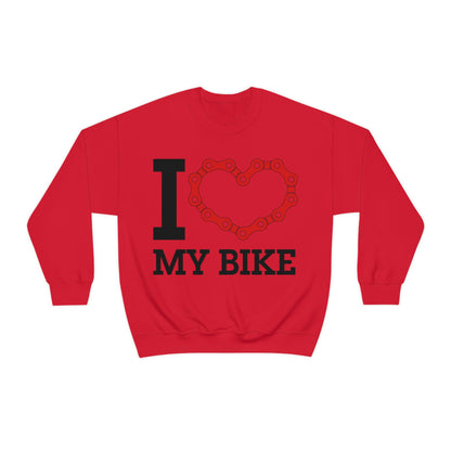 I love my bike Crewneck Sweatshirt