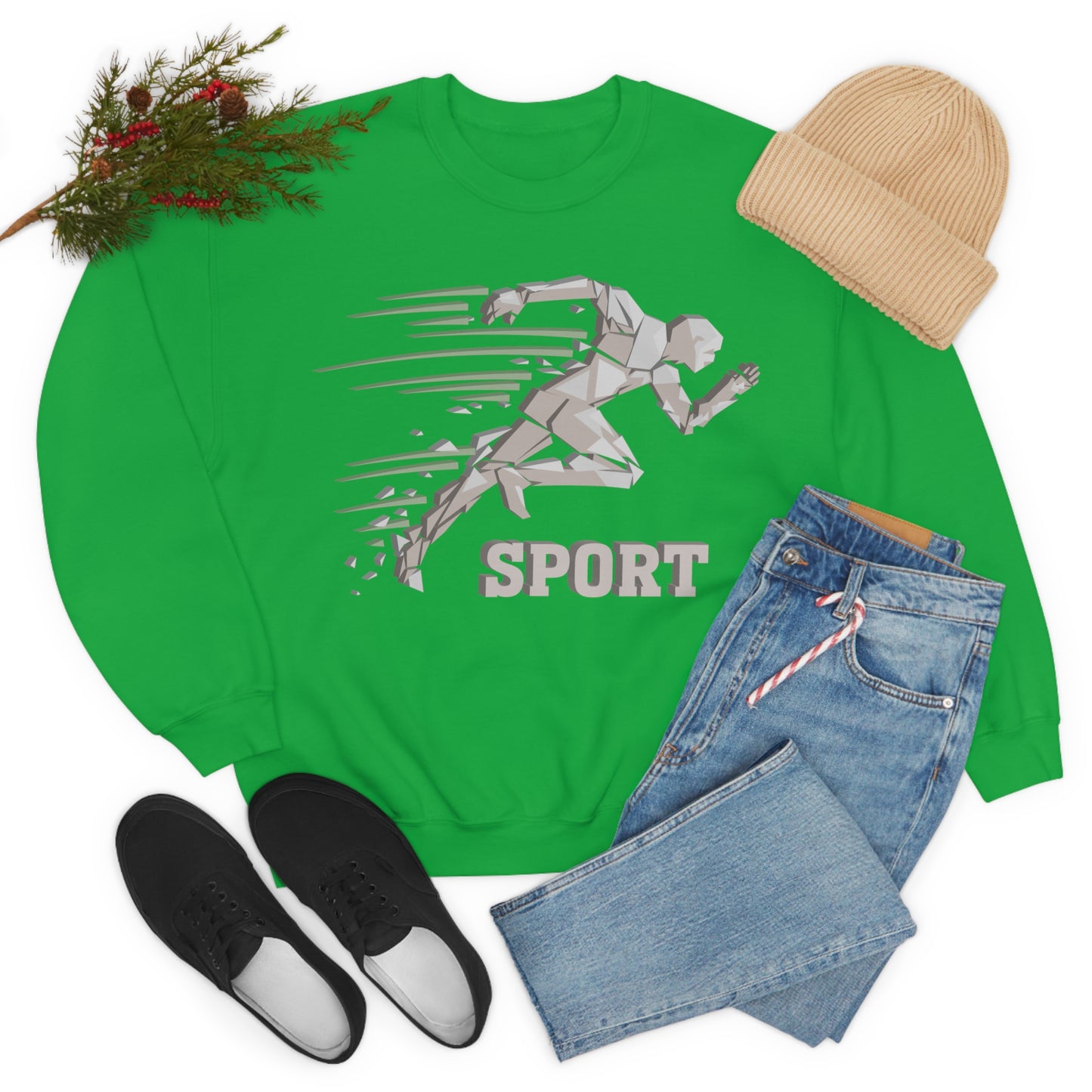 Running is a Sport Crewneck Sweatshirt