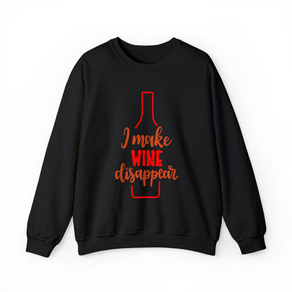 I_make_wine_disappear Crewneck Sweatshirt